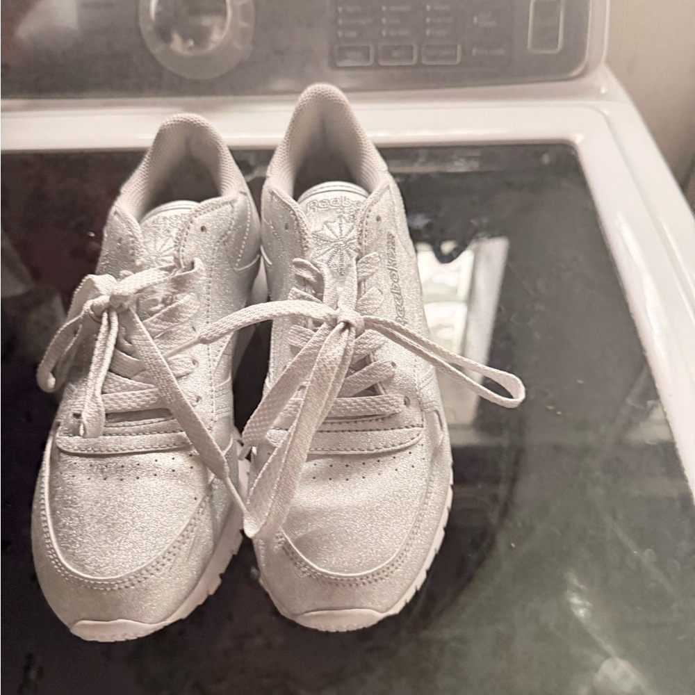 Reebok Shimmering Silver Sneakers
